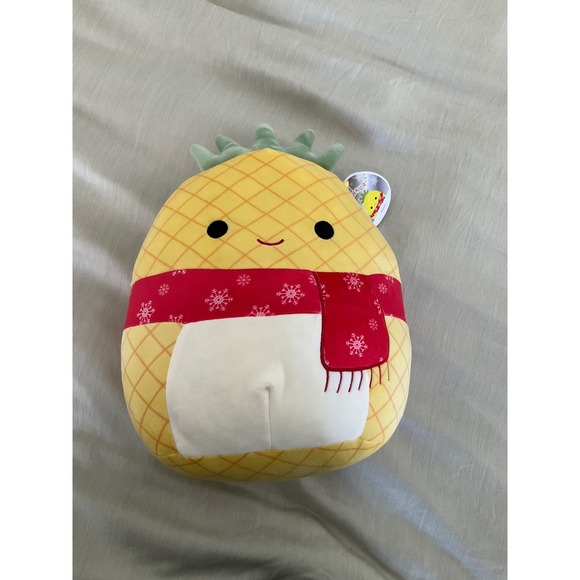 Squishmallows Other - Squishmallow Maui Pineapple 12" Holiday Christmas Scarf NWT Kellytoy‎